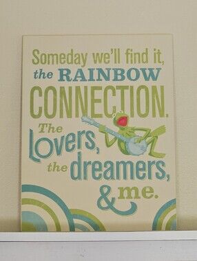 Hallmark Kermit The Frog Rainbow Connection Mounted Picture